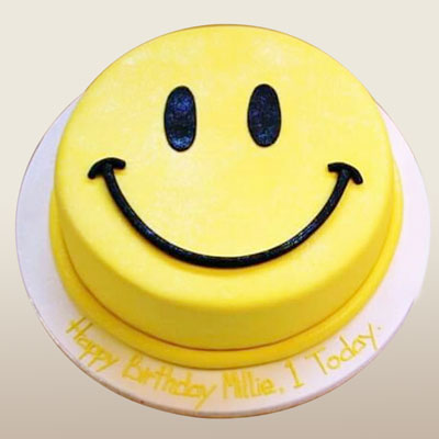 "Delicious Round shape Pineapple cake - 1kg - code MC16 - Click here to View more details about this Product